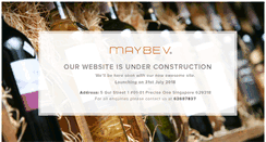 Desktop Screenshot of maybev.com.sg
