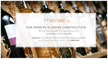 Tablet Screenshot of maybev.com.sg